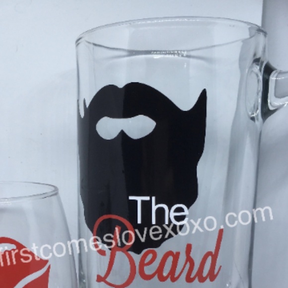 Beauty &the Beard Valentine - Wine Glass/Beer Mug - Picture 3 of 3